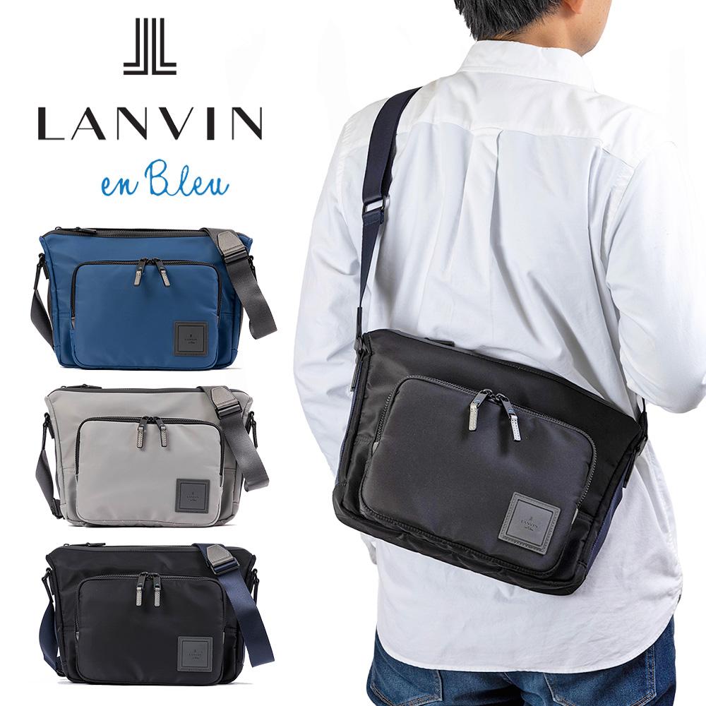 【尖んがり最大限度43倍 | 6/10まで】 ランバン オン 青碧 ショルダーバッグ B5 LANVIN en Bleu 遊撃手 大電気容量 大きめ メンズ レディース ブランド名 成年者 今めかしい 一般受け かっこ良い ショルダーバック 曲がったかけ御徒面子 曲がった掛け御徒面子 541102