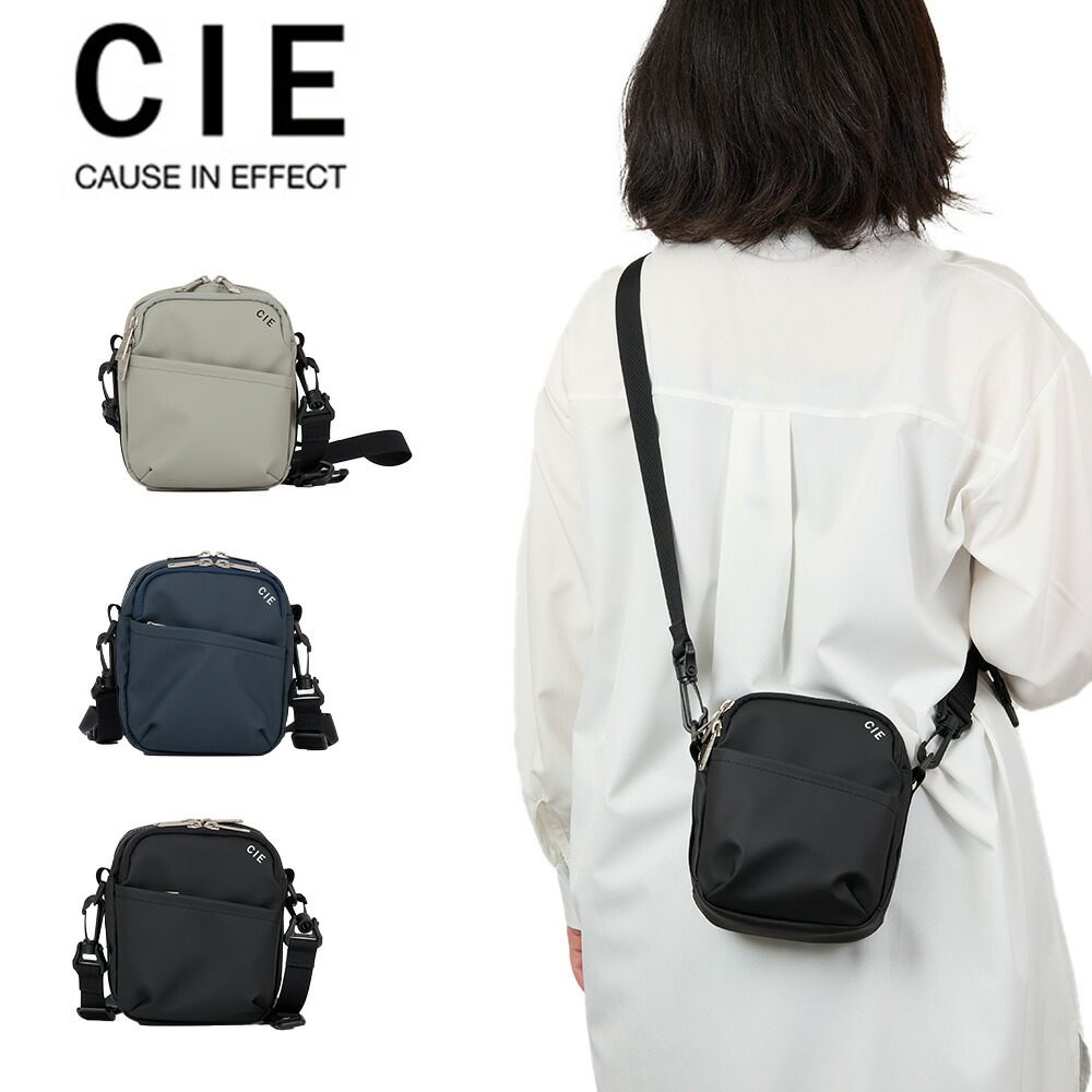 【4/10★抽選で最大100%ポイントバック】 CIE ショルダーバッグ バッグ シー VARIOUS MINI SHOULDER-02 メンズ レディース 斜めがけ 斜め掛け ブランド 評判 人気 防水 撥水 軽量 軽い ミニ 小さい 小さめ おすすめ 正規品 日本製 021825