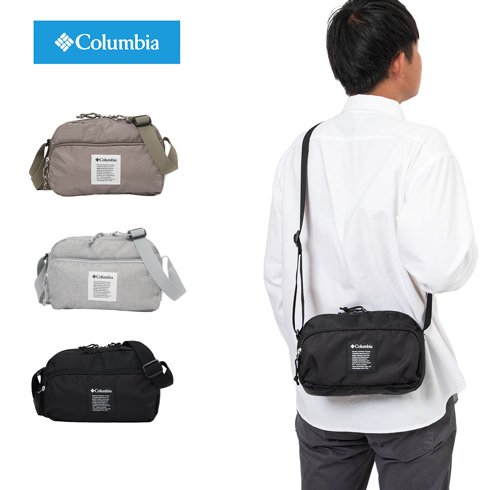 コロンビア ショルダーバッグ Columbia メンズ レディース ショルダーバック ショルダー バッグ 斜め掛けバッグ 斜めがけバッグ 肩掛けカバン 斜め掛け ななめがけバッグ 撥水 おしゃれ 旅行 軽い 軽量 小さめ PU8823