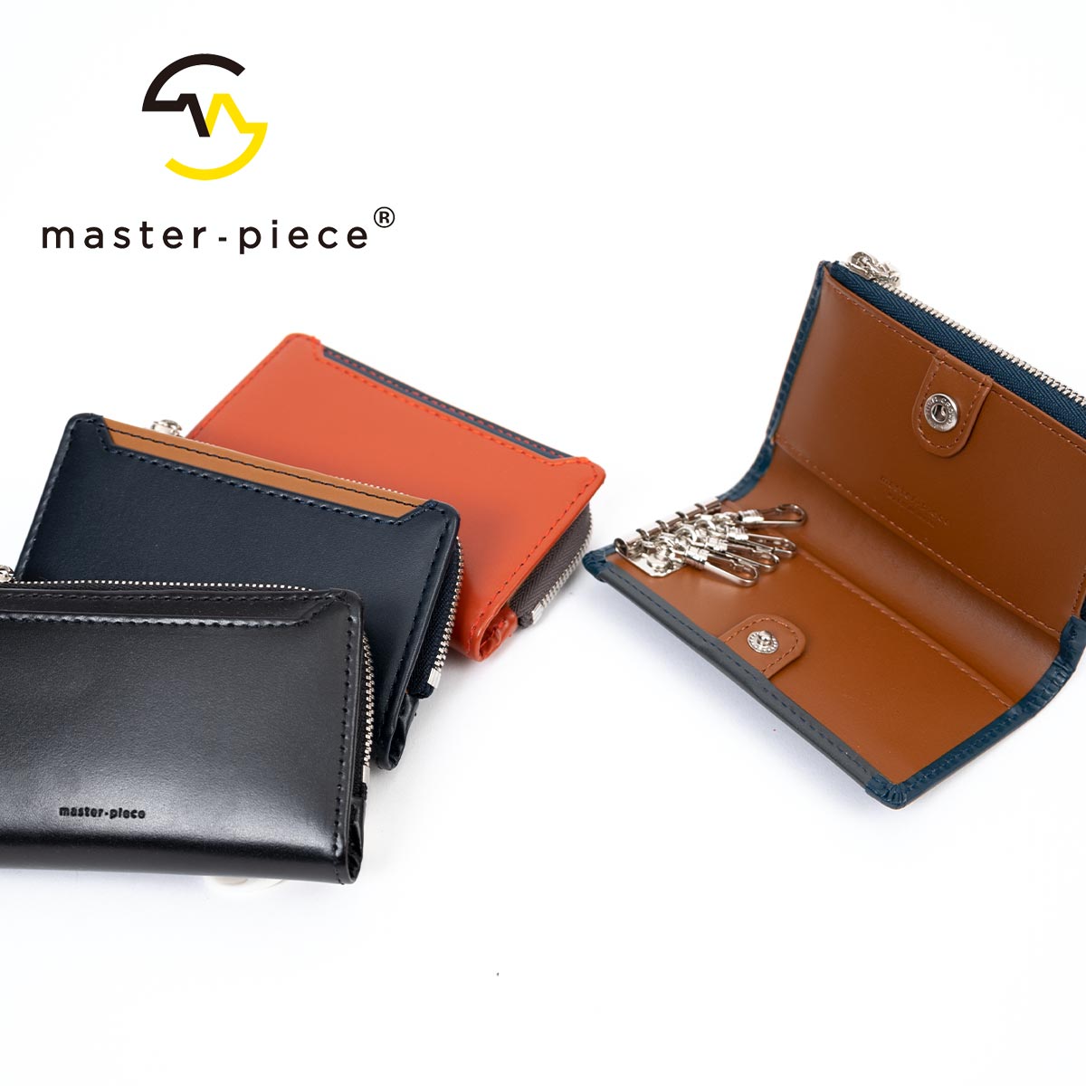 【P最大46倍 | お買い物マラソン】 マスターピース キーケース master-piece 鍵ケース 小銭入れ コインケース メンズ レディース L字ファスナー ミニ財布 Notch masterpiece 小物 コンパクト 本革 革 レザー 人気 おすすめ 日本製 223056