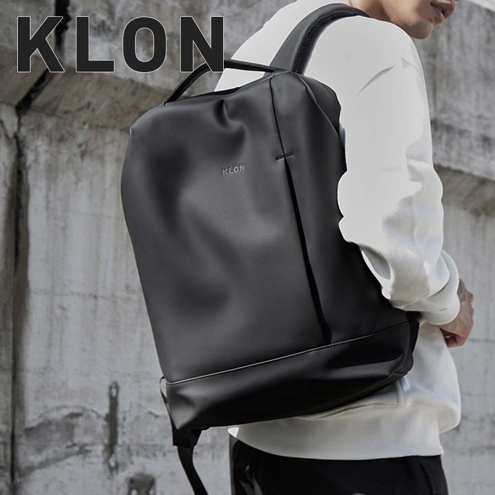【尖んがり最大限度43倍 | 6/10まで】 KLON 背嚢 クローン メンズ レディース MATTE COATED RUCK SACK-BOD 16L うしろ側容器に並べる 背嚢 通学 通い 撥水 今めかしい 黒いこと 黒 一本調子