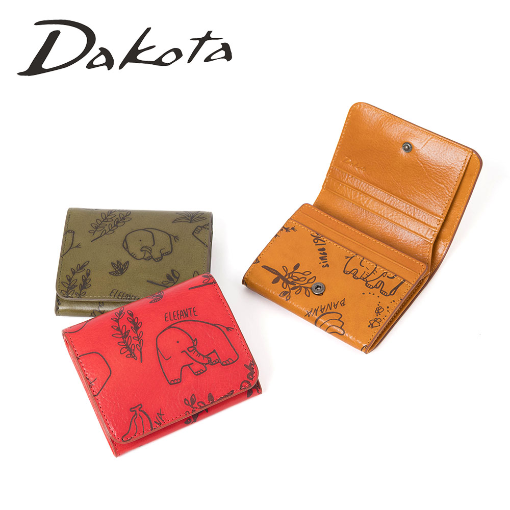 【4/15限定★エントリーで最大P45倍】 ダコタ Dakota 財布 二つ折り レディース エレファンテ 二つ折り財布 小銭入れ 外側 ファスナー サイフ 本革 革 レザー 2つ折り 2つ折り財布 ブランド おしゃれ 人気 かわいい コンパクト 30代 40代 50代 31780