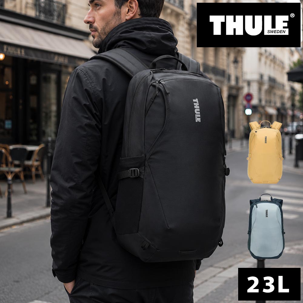 【尖んがり最大限度43倍 | 6/10まで】 Thule 背嚢 スーリー EnRoute Backpack A4 23L うしろ側容器に並べる 御徒面子 マイコン納める マイコン納める メンズ レディース ブランド名 マラソン 駈けっくら TEBP5216