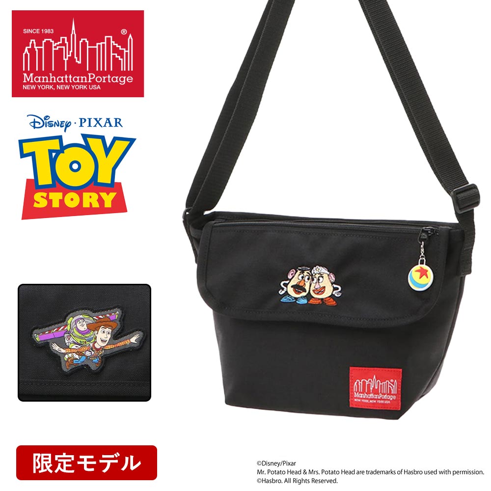 マンハッタンポーテージ ショルダーバッグ 手あそび謂われ因縁 TOY STORY 肩先 御徒面子 Manhattan Portage メンズ レディース ジャガタラ芋上端 ウッディ バズ MP1603FZPMGNTTOY PTO WBZ