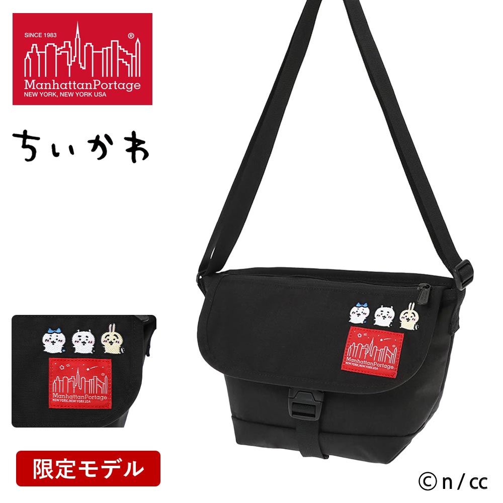 マンハッタンポーテージ ショルダーバッグ ちいかわ 肩先 御徒面子 小さめ パウダーコンパクト Manhattan Portage メンズ レディース MP1603CKW26