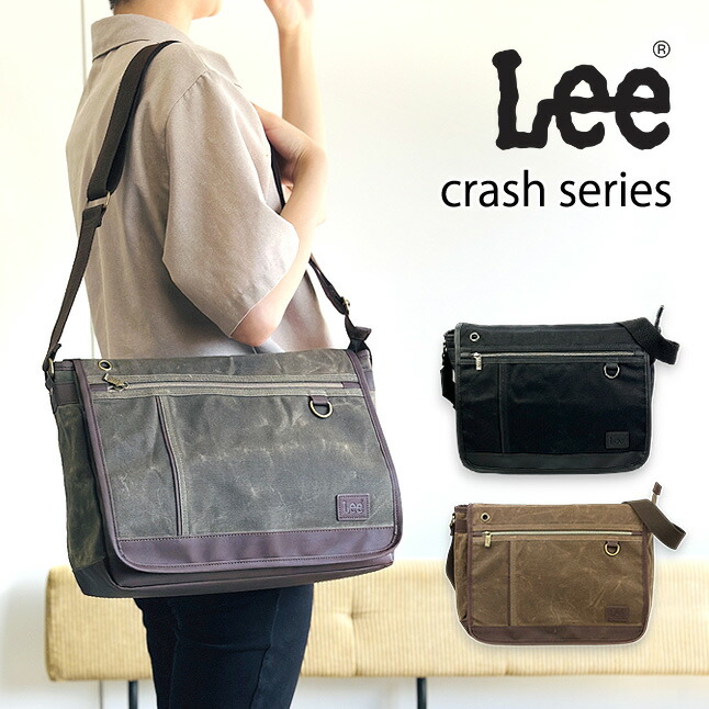 楽天市場】ショルダーバッグ メンズ 大きめ Lee リー crash パラフィン