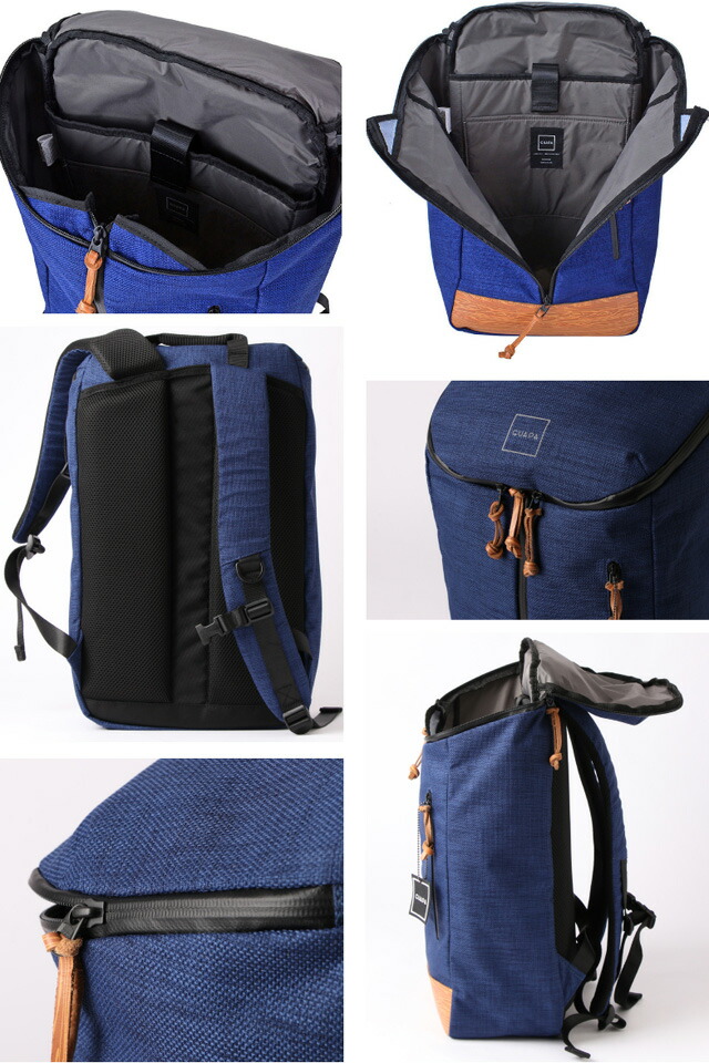 リュック ボックス型 スポーツ Guapa グアパ Donau 三方開きリュック 18l 黒 紺 ブラック ネイビー レディース メンズ 通勤 通学 中学生 高校生 大学生 男子 女子 大容量 おしゃれ ママ 撥水 スポーツ 防水 大容量 おしゃれ アウトドア