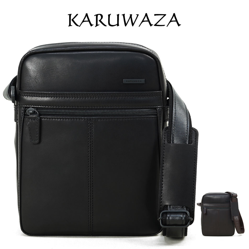 【KARUWAZA 】 セカンドバック　ショルダーバッグ　メンズ　黒 楽天市場】KARUWAZA カルワザ wing2 ショルダーバッグ ミニ