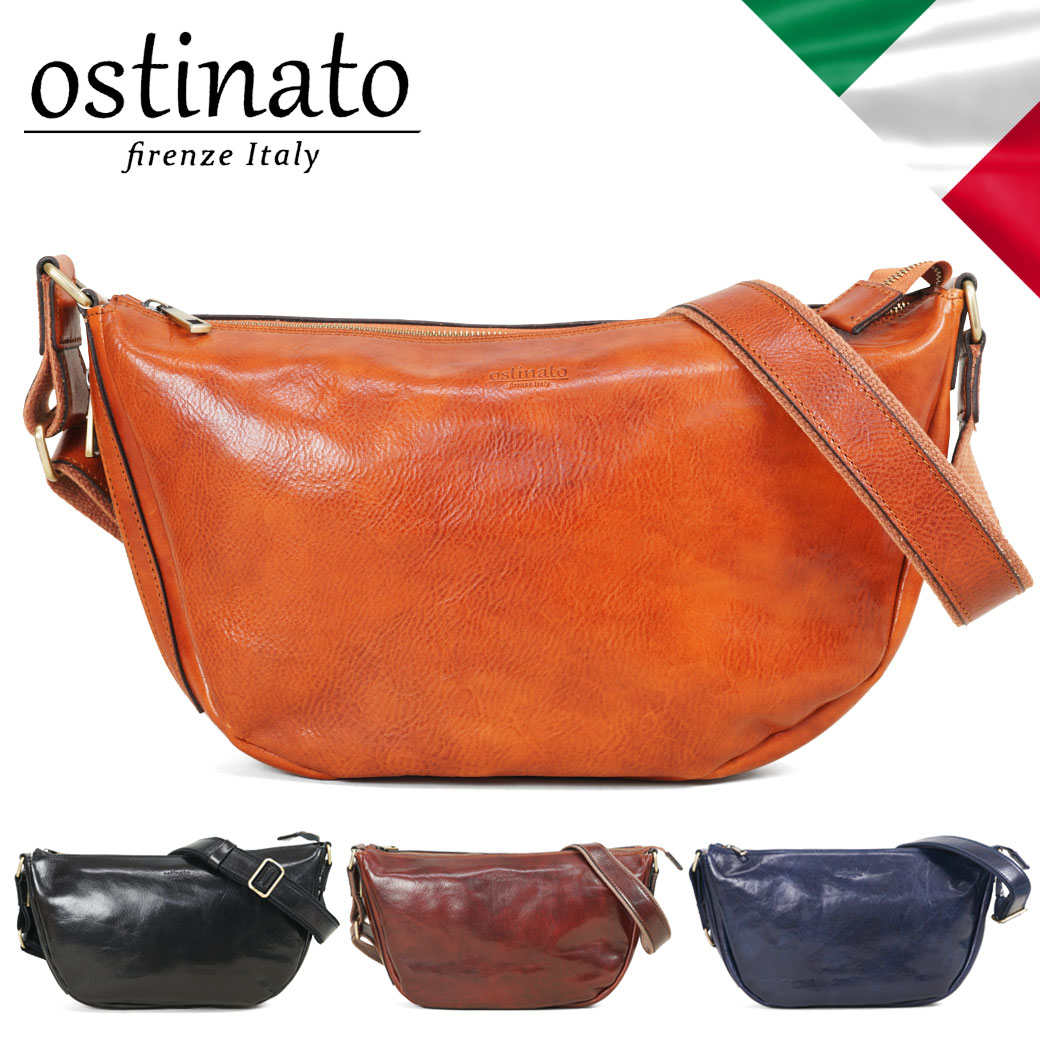 ショルダーバッグ メンズ ブランド Ostinato オスティナート Bag イタリアンレザー 本革 ショルダーバッグ メッセンジャーバッグ 牛革 レザー イタリア製 斜めがけ メンズバッグ バッグ おしゃれ プレゼント 革 鞄 Men S カジュアル ブランド Bag ホットセールの