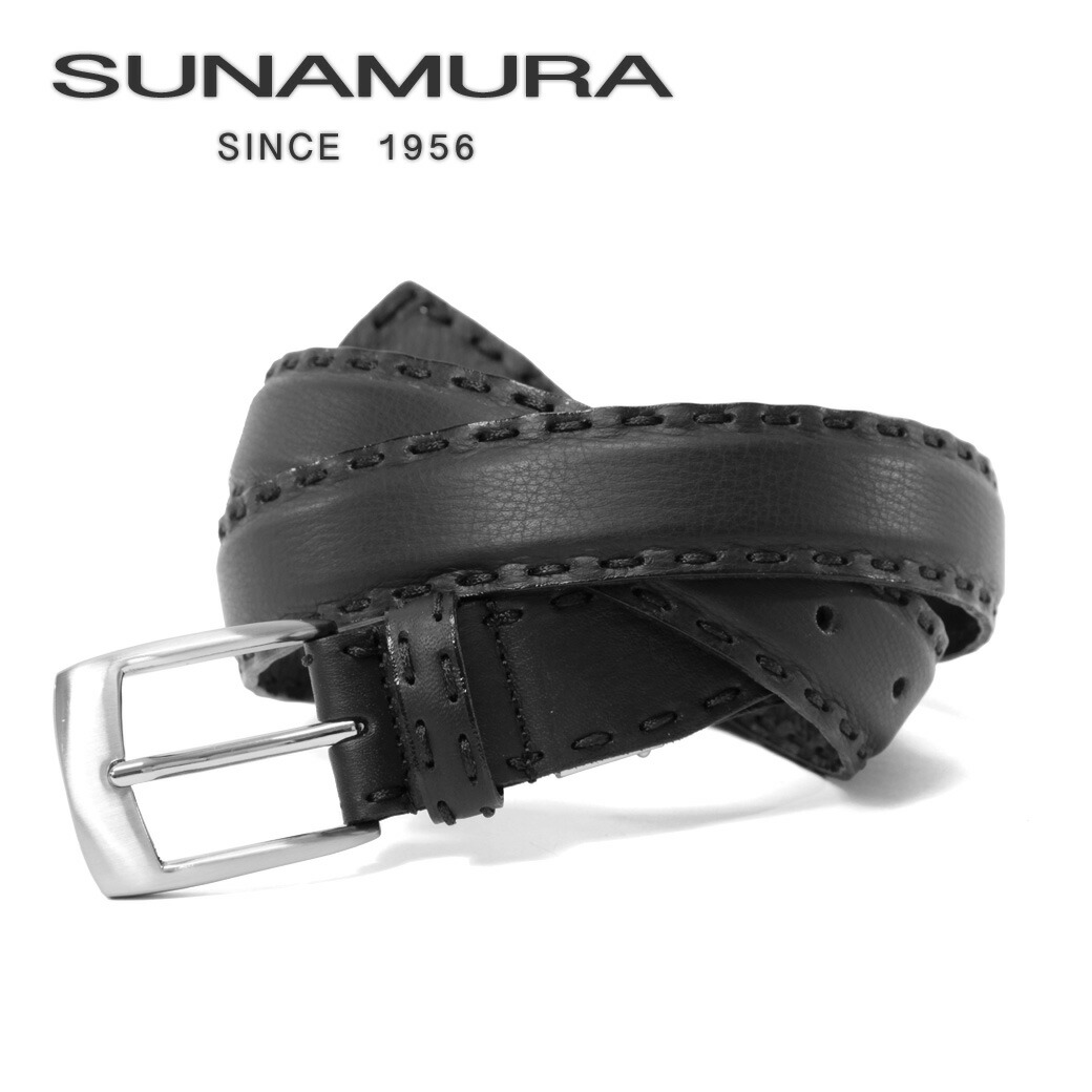 SUNAMURA スナムラ 本革 メンズベルト メンズ ビジネス 紳士ベルト 本革 メンズ ベルト レザー ピンタイプ 日本製 カジュアル メンズ ベルト ブランド メンズ ベルト カジュアル 本革 880