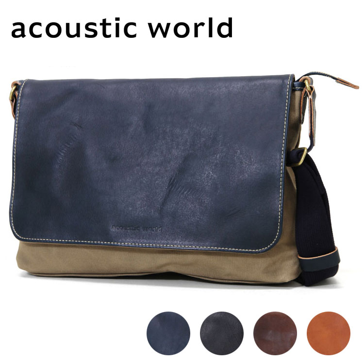 acoustic world アコースティックワールド Franck フランク ショルダーバッグ ミニショルダー メンズ ブランド 斜めがけ バッグ 肩掛け 軽量 日本製 撥水 メンズ バッグ 小さめ aw00203-c1