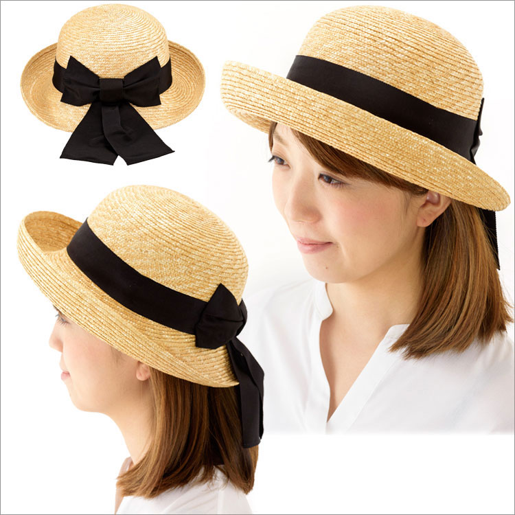 田中帽子 ハット Uk H071 麦わら帽子 婦人用 Bruton ブルトン 前ツバ上がり 麦わら帽子 麦わら 日本製 国産 婦人 レディース 女性用 麦わら帽子 ハット 夏 日よけ 日除け 帽子 ハンドメイド 手作り 伝統 麦わら 旅行 散歩 プレゼント ギフト 贈り物 通販 クリスマス