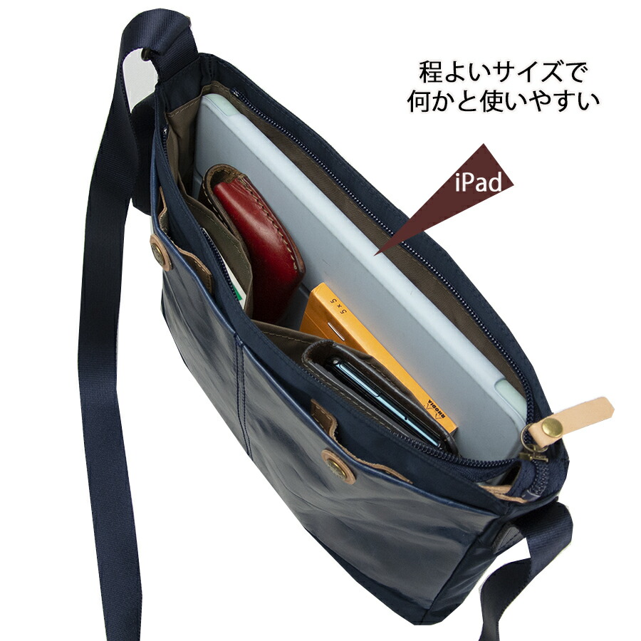 4時間限定 店内全品10 Off クーポン お買い物マラソン ショルダーバッグ メンズ レディース 小さめ 薄マチ スリム 斜めがけ 革 レザー サコッシュ かっこいい 軽量 2way Ipad ファスナーpacca Pacca パッカパッカ Platz 日本製 バッグ 644 あす楽対応 Liceochiloe Cl