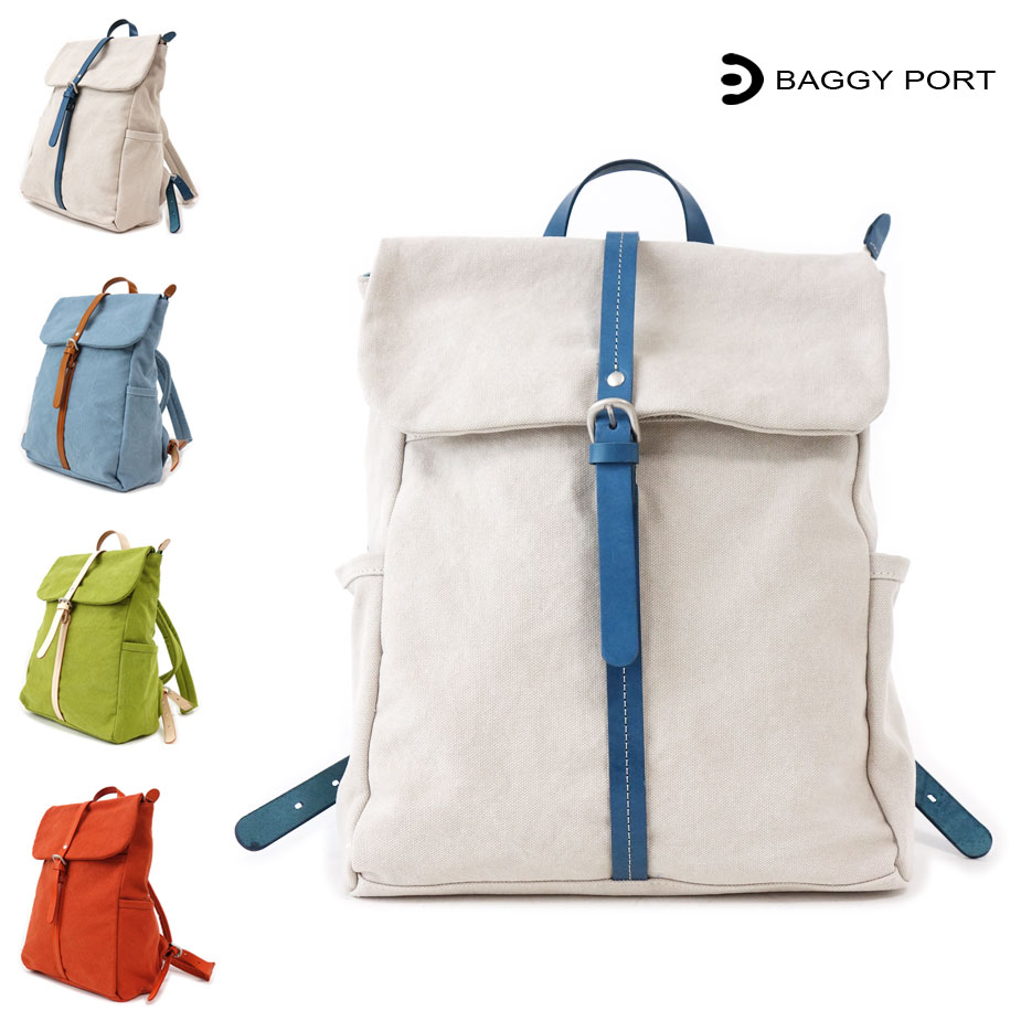 Baggy S ユニセックス 国産 送料無料 かばんやさんリュックサック ディバッグ バイオ帆布 デイバッグ 栃木レザー バギーポート キャンバス 栃木レザー デイバッグ 国産8号帆布 Anex 通学 本革 バギーズアネックス リュックサック デイバッグ デーバッグ バイオ加工 Baggy