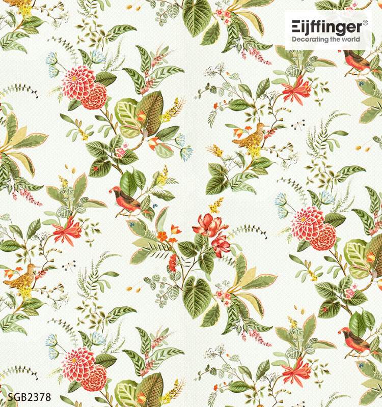 楽天市場 サンゲツ Xselect 輸入壁紙 オランダ Eijffinger 花柄 植物 52cm巾 Sgb2378 他 全4種類 Pipstudio Floris 壁紙 1ロール単位 カベコレ 壁紙コレクション