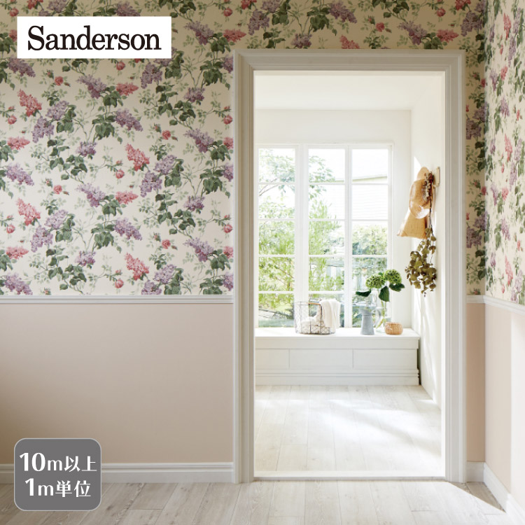 楽天市場 輸入壁紙 イギリス Sanderson サンゲツ Xselect 花柄 植物 52cm巾 Sgb2396 Somerville 壁紙 10m以上1m単位 カベコレ 壁紙コレクション