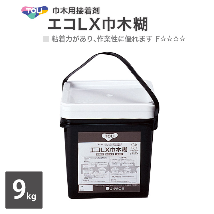 楽天市場 送料無料 東リ エコlx巾木糊 中缶 9kg 巾木用 接着剤 Elxthc M 販売単位 1缶 カベコレ 壁紙コレクション