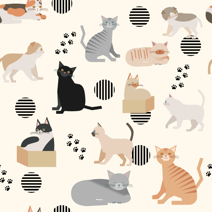 印刷可能無料 猫 イラスト 壁紙