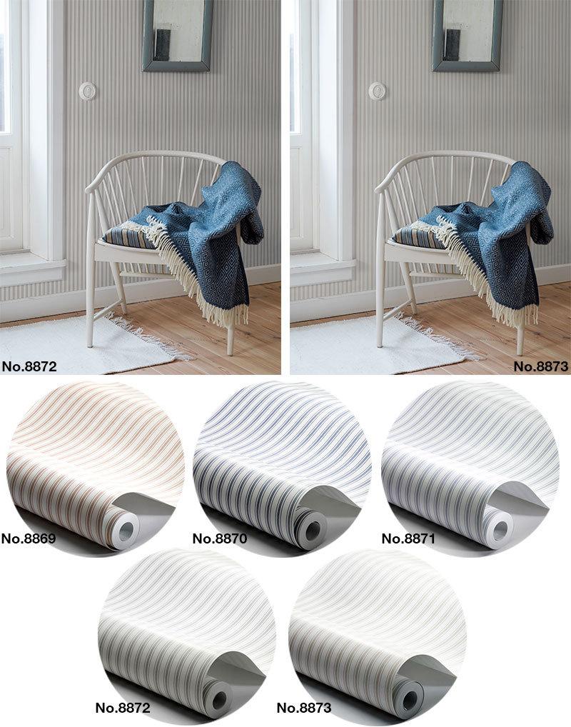 配送員設置送料無料 壁紙 貼ってはがせる壁紙 フリース壁紙 はがせる壁紙 Boras Tapeter ボラスタペター Marstrandii マーストランド 壁紙 はがせる 防火認定品 剥がせる Diy 賃貸ok ストライプ 生地風 ブルー グレー ボーダー 細ストライプ 北欧 高い素材 Reltexir Com