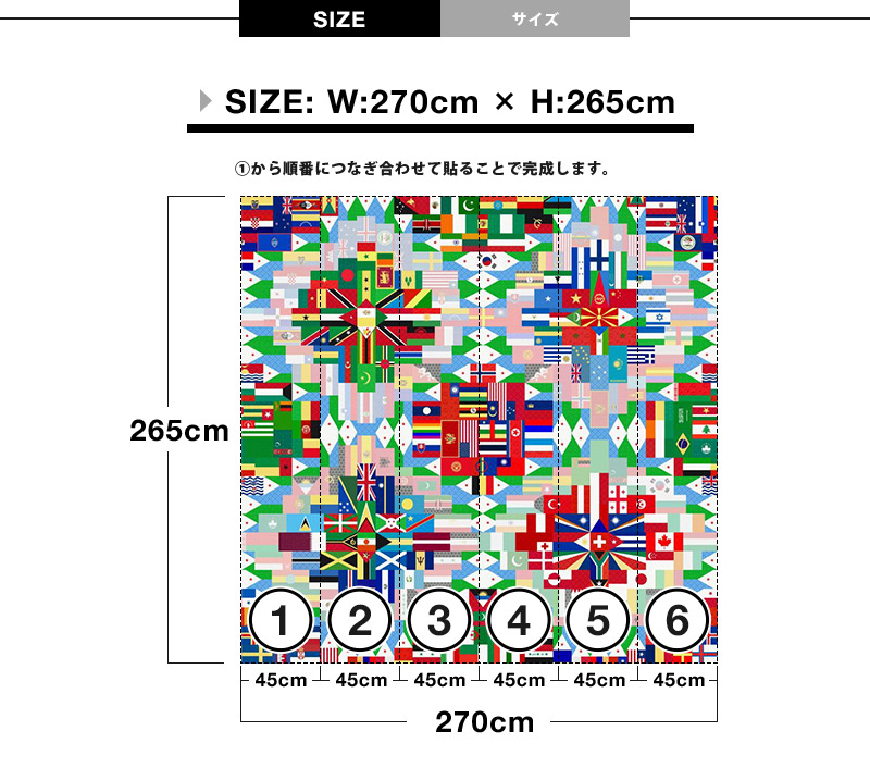 Perswall ミスターパースウォール Destinations United デスティネーション Mr Flags レンガ 壁紙 壁紙 北欧 貼ってはがせる壁紙 6巾 フリース壁紙 スウェーデン製 壁紙 国旗 フラッグ 世界 旗 スーツケース 実写 リアル デジタルプリント レディース 北欧 Diy 壁紙