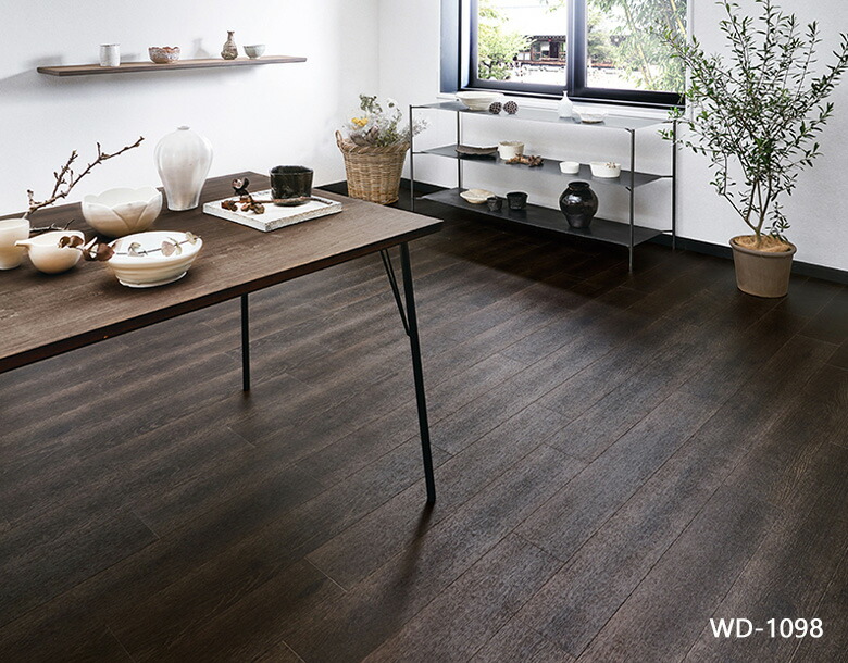 サンゲツ フロアタイル FLOOR TILE 2021-2023 WOOD ウッド 木目 ローストオークWD-1097 WD-1098  【SALE／91%OFF】