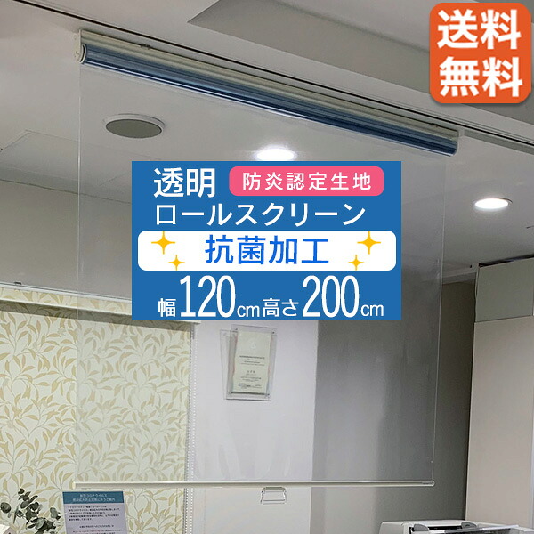 【貨物輸送無料】タチカワブラインド 澄み切ったロールスクリーン標準尺度品大きさ【幅120cm×高さ200糎】RS9112抗濾過性病原体・抗菌SIAA目じるし手に入れる水しぶき接触感染押しとどめる 防炎御墨付き出どころ 楽になることの国内大手製造業者