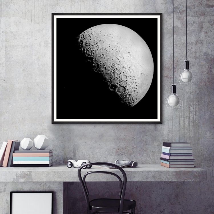 楽天市場 Mindthegap Wall Art The Moon Ii Fa アートパネル 絵画 壁掛け インテリア 壁飾り アート ウォール フレーム 壁紙屋本舗 壁紙屋本舗 カベガミヤホンポ