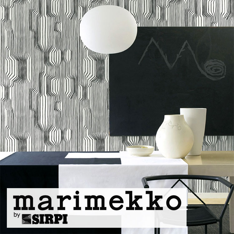 賃貸 玄関 模様替え トイレ Wallcoverings Black 撮影用 輸入壁紙 1ロール 70cm 10m 単位で販売 フリース 不織布 キッチン バック紙 Black Marimekko 5 輸入壁紙 リフォーム 背景 店舗の内装にもオススメ 国内在庫 壁紙屋本舗 カベガミヤホンポ