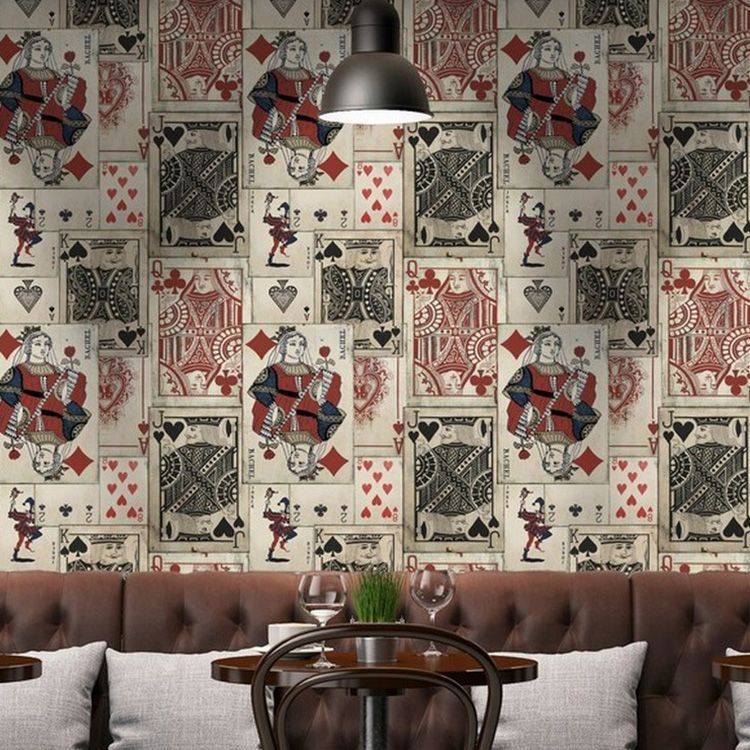 Imported 壁紙 Wallpaper Mindthegap マインド ザ ギャップ Playcards 輸入壁紙マインド ザ ギャップ Wp019フリース 不織布 巾156cm 高さ3m 3パネル 1セット単位で販売 壁紙屋本舗 カベガミヤホンポ