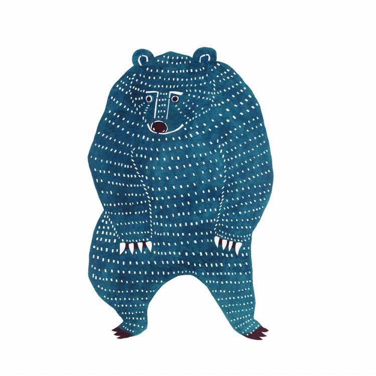 楽天市場 Walltz ウォールステッカー Kata Kata クマ ビッグウォールステッカー クマ 巾112cm 高さ177cm 1シート単位で販売 受注生産のため10営業日以内で発送 壁紙屋本舗 壁紙屋本舗 カベガミヤホンポ