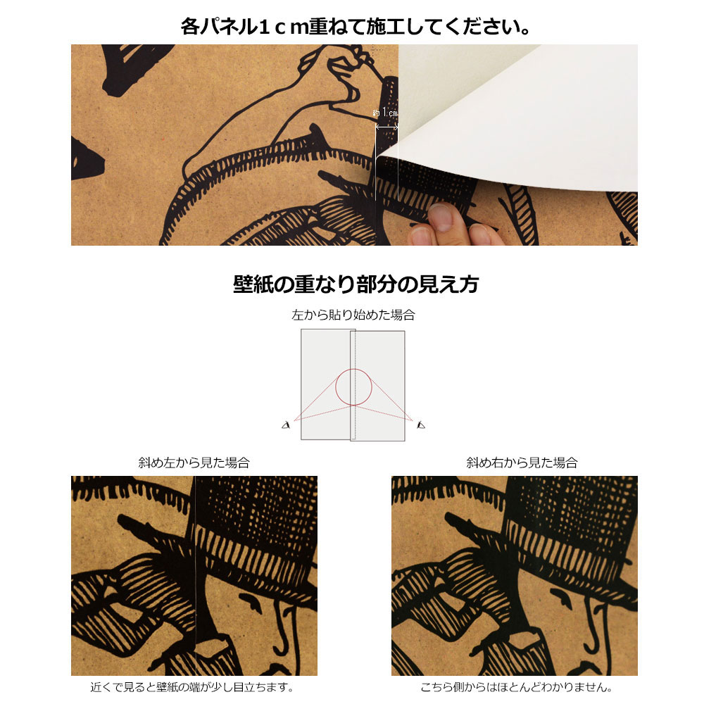 楽天市場 貼ってはがせる壁紙 Walltz ウォルツ Yuka Adeki Call 巾330cm 245 8cm 7パネルセットで販売 受注生産のため10営業日以内で発送 壁紙屋本舗 カベガミヤホンポ