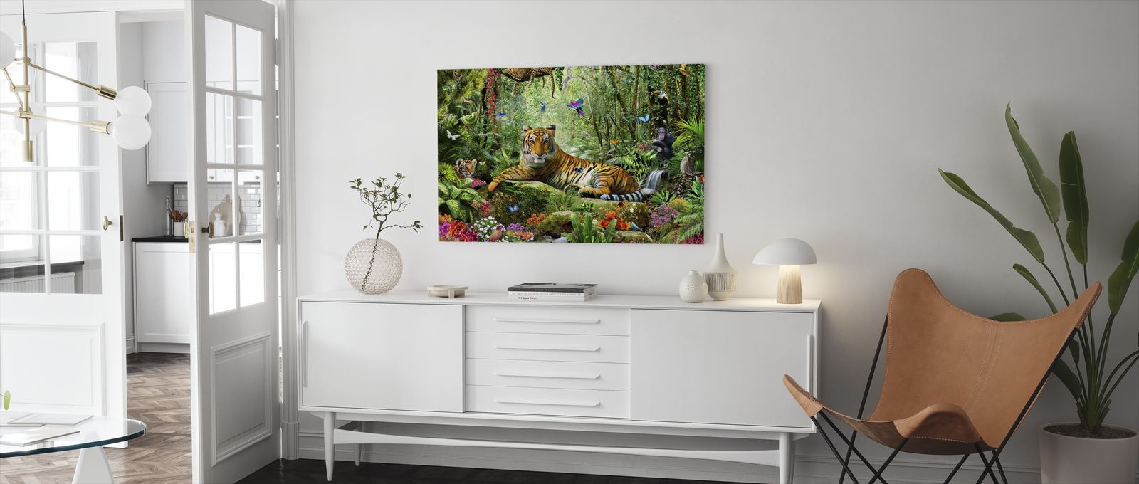 格安 楽天市場 アートパネル 10cm単位でサイズオーダーできる 絵画 壁掛け インテリア 壁飾り キャンバス アート ウォール ジャングル 花 トラ ヒョウ ちょうちょ 昆虫 鳥 サル 子供部屋 壁紙屋本舗 カベガミヤホンポ 即発送可能 Lexusoman Com
