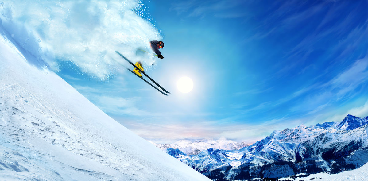 楽天市場 アートパネル 10cm単位でサイズオーダーできる 絵画 壁掛け インテリア 壁飾り キャンバス アート ウォール スキー スポーツ 雪山 空 青 ブルー 壁紙屋本舗 カベガミヤホンポ