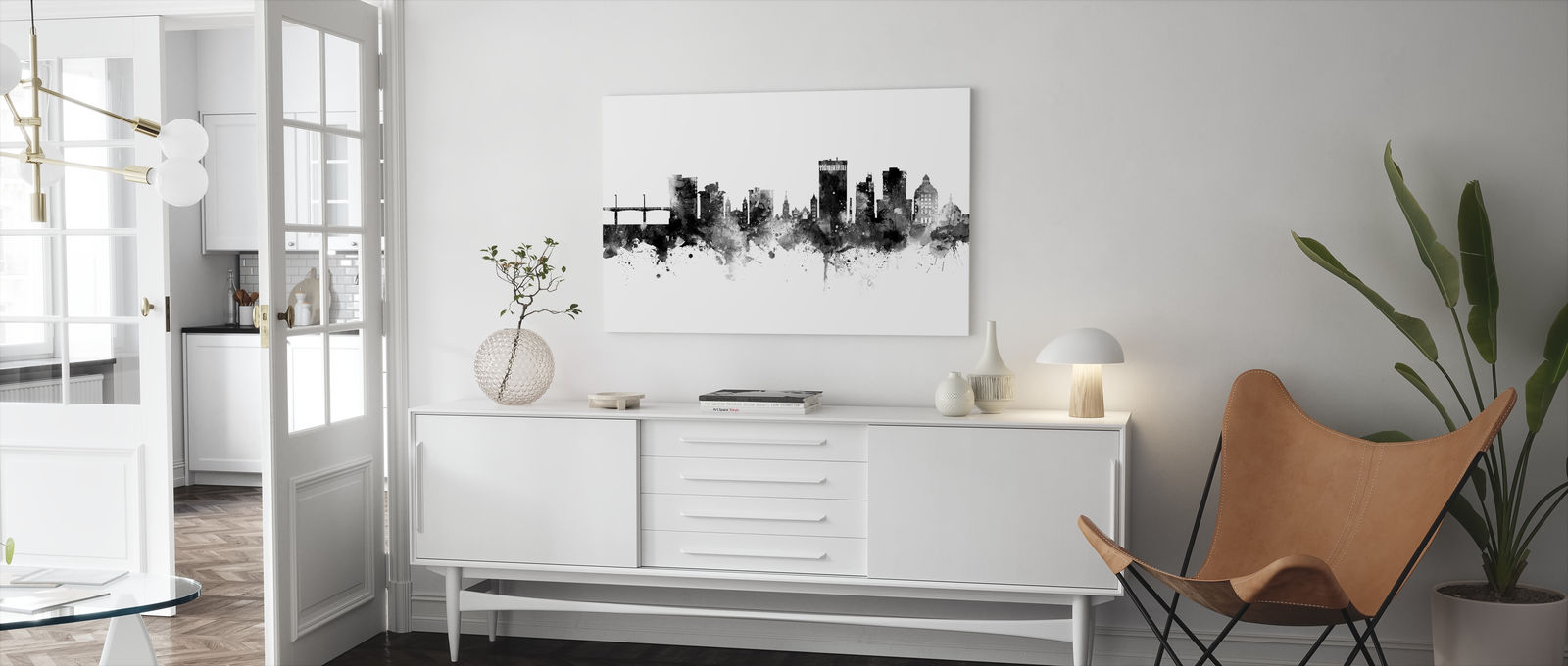 超目玉 楽天市場 アートパネル 10cm単位でサイズオーダーできる 絵画 壁掛け インテリア 壁飾り キャンバス アート ウォール アシュビル シルエット 都市 水彩画 黒 ブラック 壁紙屋本舗 カベガミヤホンポ 人気絶頂 Www Lexusoman Com