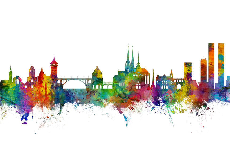 安心の定価販売 楽天市場 アートパネル 10cm単位でサイズオーダーできる 絵画 壁掛け インテリア 壁飾り キャンバス アート ウォール ルクセンブルク シルエット 都市 水彩画 カラフル マルチカラー 壁紙屋本舗 カベガミヤホンポ 安い Lexusoman Com