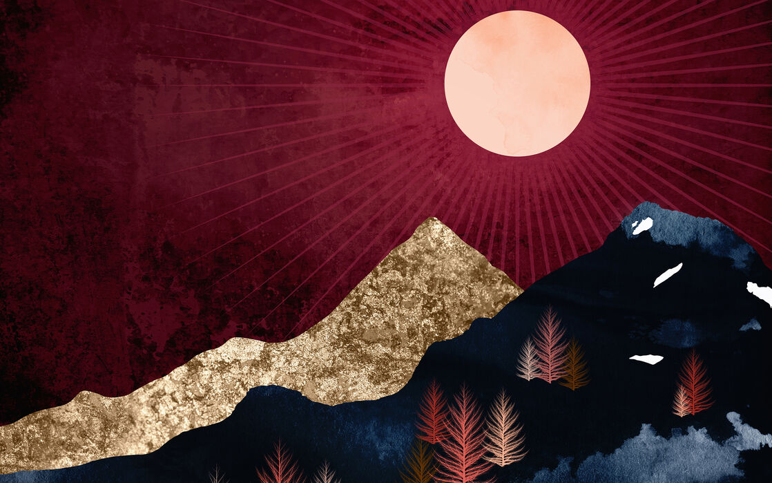 半額品 楽天市場 アートパネル 10cm単位でサイズオーダーできる 絵画 壁掛け インテリア 壁飾り キャンバス アート ウォール イラスト 山 月 赤 レッド 壁紙屋本舗 カベガミヤホンポ 55 以上節約 Www Psht Or Id