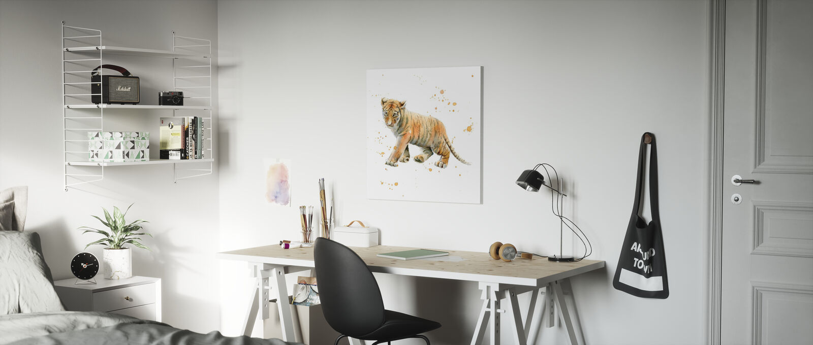 最適な材料 楽天市場 アートパネル 10cm単位でサイズオーダーできる 絵画 壁掛け インテリア 壁飾り キャンバス アート ウォール 虎 トラ 動物 水彩画 286 壁紙屋本舗 カベガミヤホンポ Seal限定商品 Www Entraide Ma