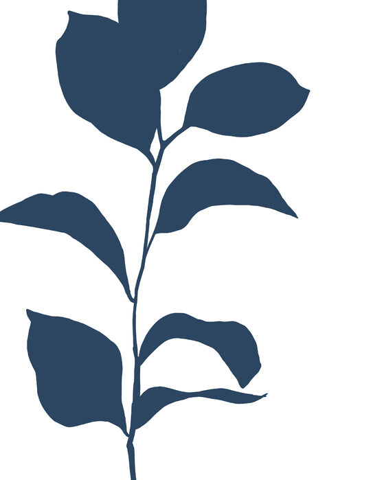 メール便なら送料無料 アートパネル 10cm単位でサイズオーダーできる 絵画 壁掛け インテリア 壁飾り キャンバス アート ウォール 葉 植物 シルエット イラスト 青 ブルー 公式 Www Citywallsdubrovnik Hr