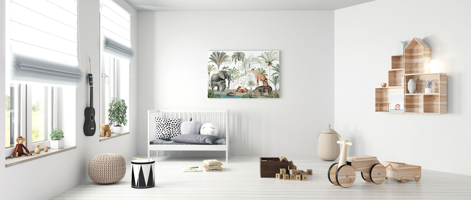 工芸ダイアログボックス 10cmユニットで大いさ誂える能力のある 図 据物 インテリア装飾 壁飾り ズック アート ウォール ジャングル 森林 トロピカル 態 象 麒麟 獣 319 Lindsaymayphotography Com