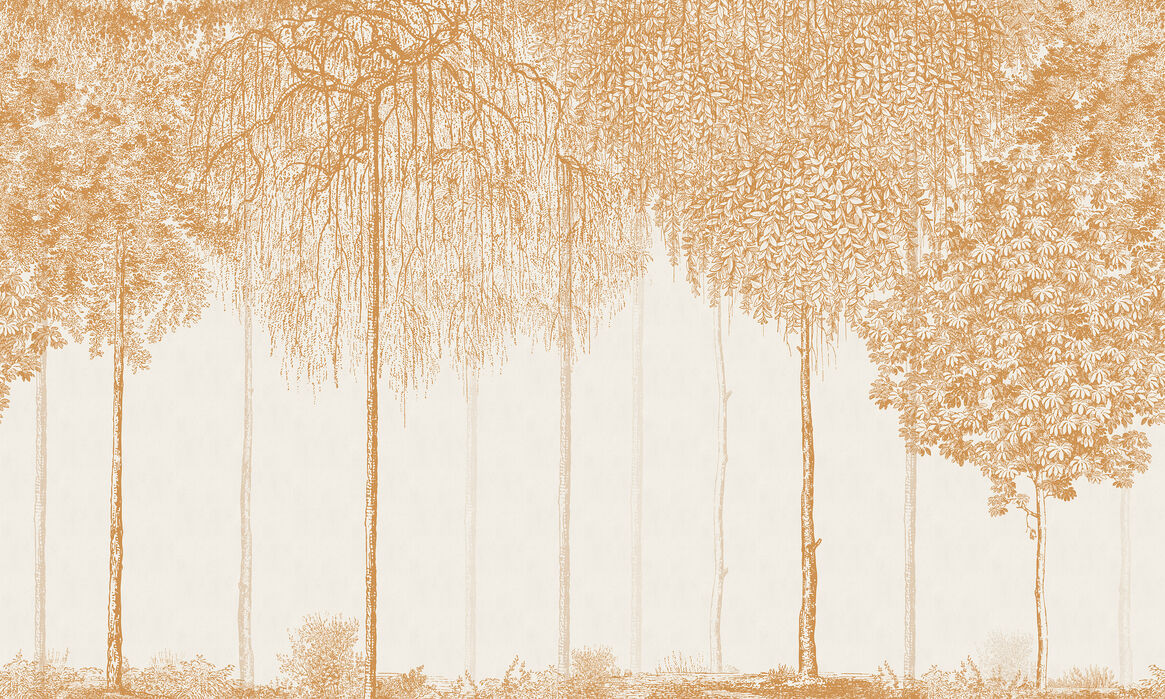 アートパネル 10cm単位でサイズオーダーできる 絵画 壁掛け インテリア 壁飾り キャンバス アート ウォール 木 ペン画 イラスト オレンジ Ice Org Br