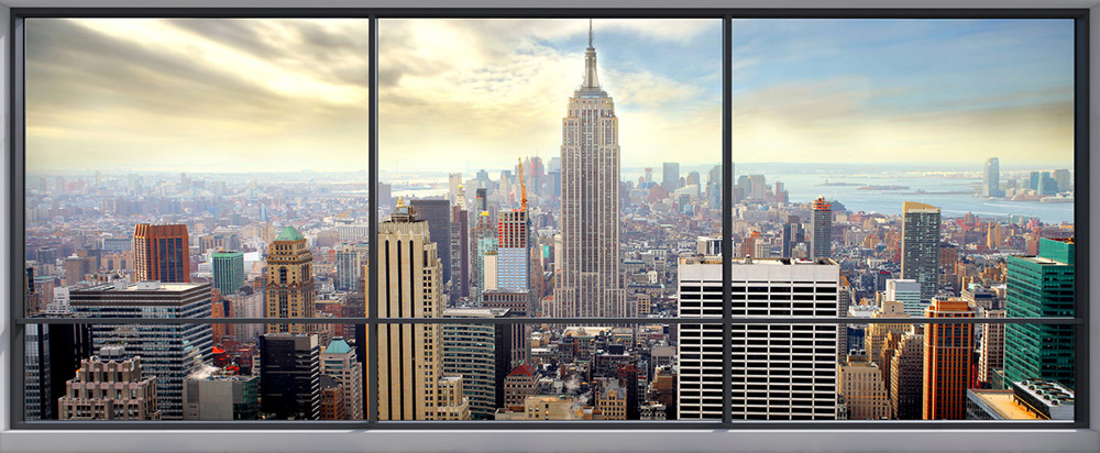 楽天市場 都市 都会 摩天楼 ニューヨーク Nyの壁紙 輸入 カスタム壁紙