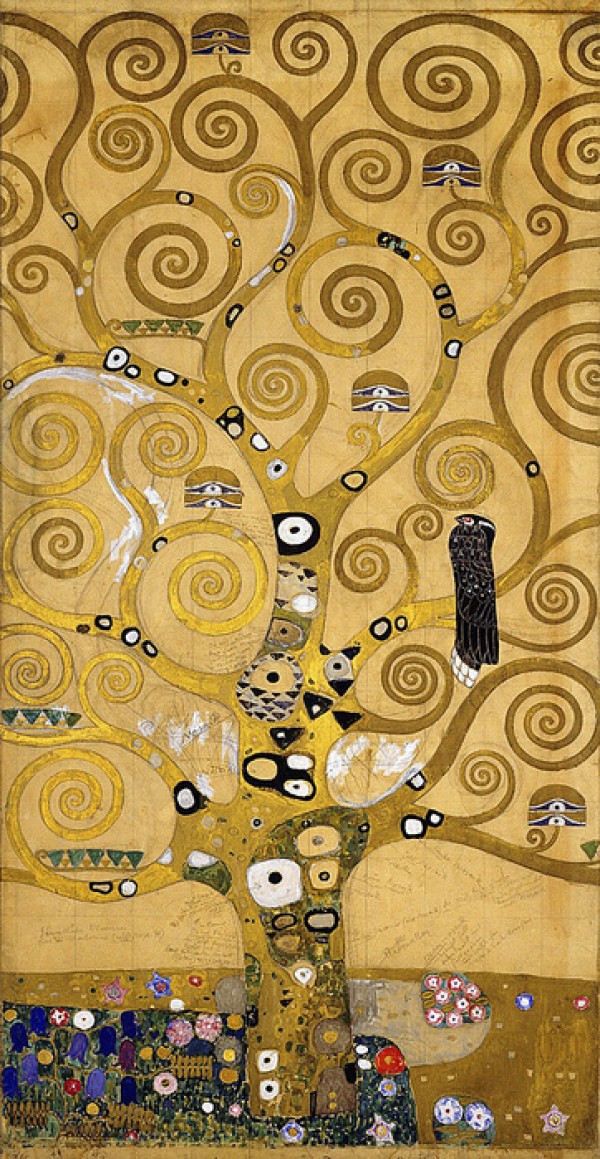 楽天市場 グスタフ クリムト クリムト 生命の樹 アート 絵画の壁紙