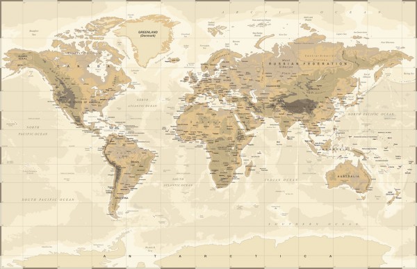 楽天市場 地図 世界地図 ワールドマップの壁紙 輸入 カスタム壁紙 Photowall Beige And Green World Map E30325 貼ってはがせるフリース壁紙 不織布 海外取り寄せのため1カ月程度でお届け 代引き不可 壁紙屋本舗 カベガミヤホンポ