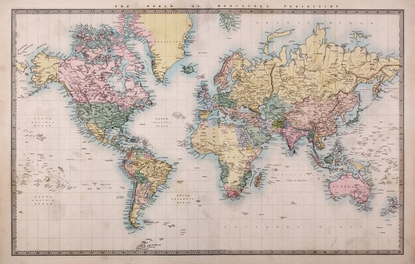 楽天市場 ポイント最大44倍 9 11 金 01 59まで 地図 世界地図 ワールドマップの壁紙 輸入 カスタム壁紙 Photowall 1860 Hand Coloured Map E 貼ってはがせるフリース壁紙 不織布 海外取り寄せのため1カ月程度でお届け 代引き不可 壁紙屋本舗