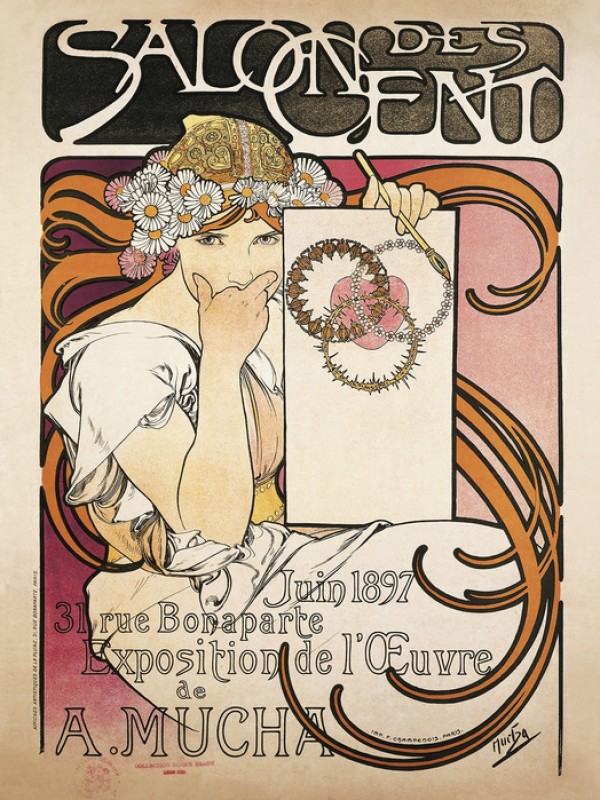 楽天市場 絵画の壁紙 アルフォンス ミュシャ サロン デ サン 輸入 カスタム壁紙 Photowall Alphonse Mucha Salon Des Cent 17 1038 貼ってはがせるフリース壁紙 不織布 海外取り寄せのため1カ月程度でお届け 代引き 後払い不可 壁紙屋本舗