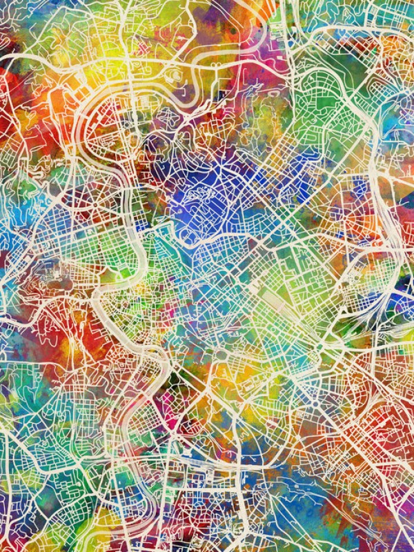 楽天市場 ローマ 地図 水彩 カラフル マルチカラーの壁紙 輸入 カスタム壁紙 Photowall Rome Italy City Map 貼ってはがせるフリース壁紙 不織布 海外取り寄せのため1カ月程度でお届け 代引き 後払い不可 壁紙屋本舗 カベガミヤホンポ