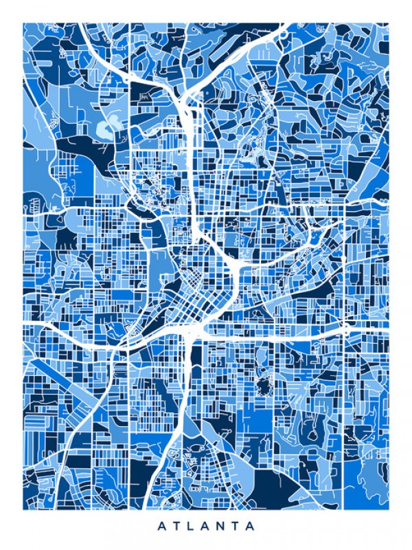 楽天市場 アトランタ 青 ブルー 地図 マップ アート 絵画の壁紙 輸入 カスタム壁紙 Photowall Atlanta Georgia City Map 貼ってはがせるフリース壁紙 不織布 海外取り寄せのため1カ月程度でお届け 代引き 後払い不可 壁紙 屋本舗 カベガミヤホンポ