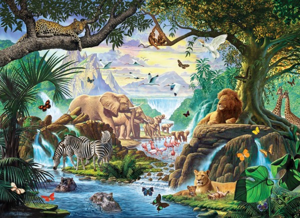 楽天市場 ジャングル 自然 野生動物 ライオン ゾウの壁紙 輸入