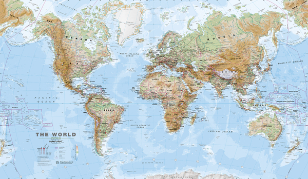 楽天市場 世界地図の壁紙 輸入 カスタム壁紙 Photowall World Map Physical 160 貼ってはがせるフリース 壁紙 不織布 海外取り寄せのため1カ月程度でお届け 代引き 後払い不可 壁紙屋本舗 カベガミヤホンポ
