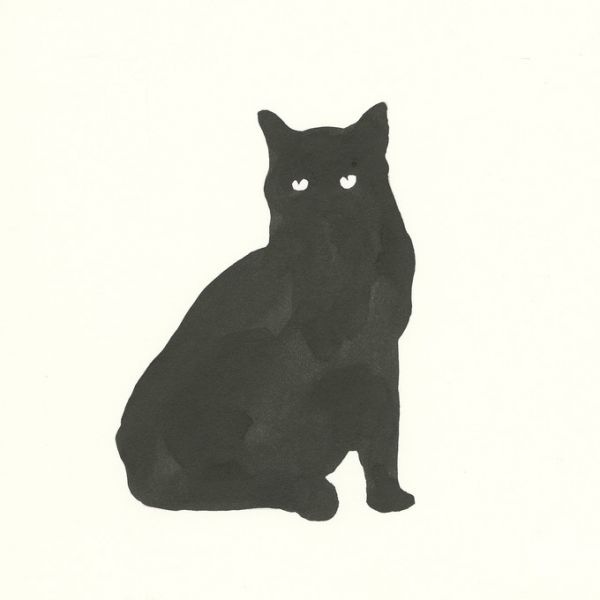 楽天市場 猫 ネコ 黒 イラストの壁紙 輸入 カスタム壁紙 Photowall